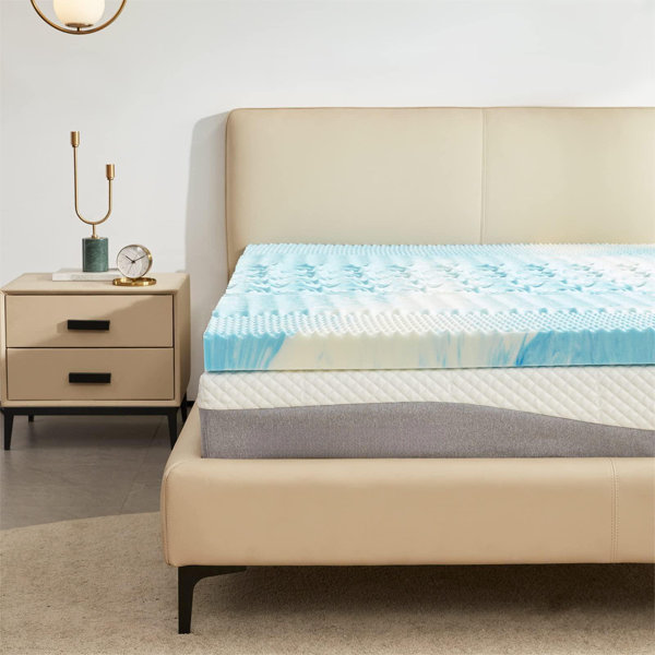 Alwyn Home Skokie Twin Memory Foam Mattress Topper Wayfair